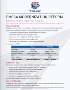 FMCSA Modernization Leave Behind